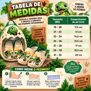 DinoSteps – Sandália Infantil Dinossauro com Estojo Ovo 3D