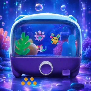Brinquedo Bichinho Pet Interativo Virtual Aquario Bitzee